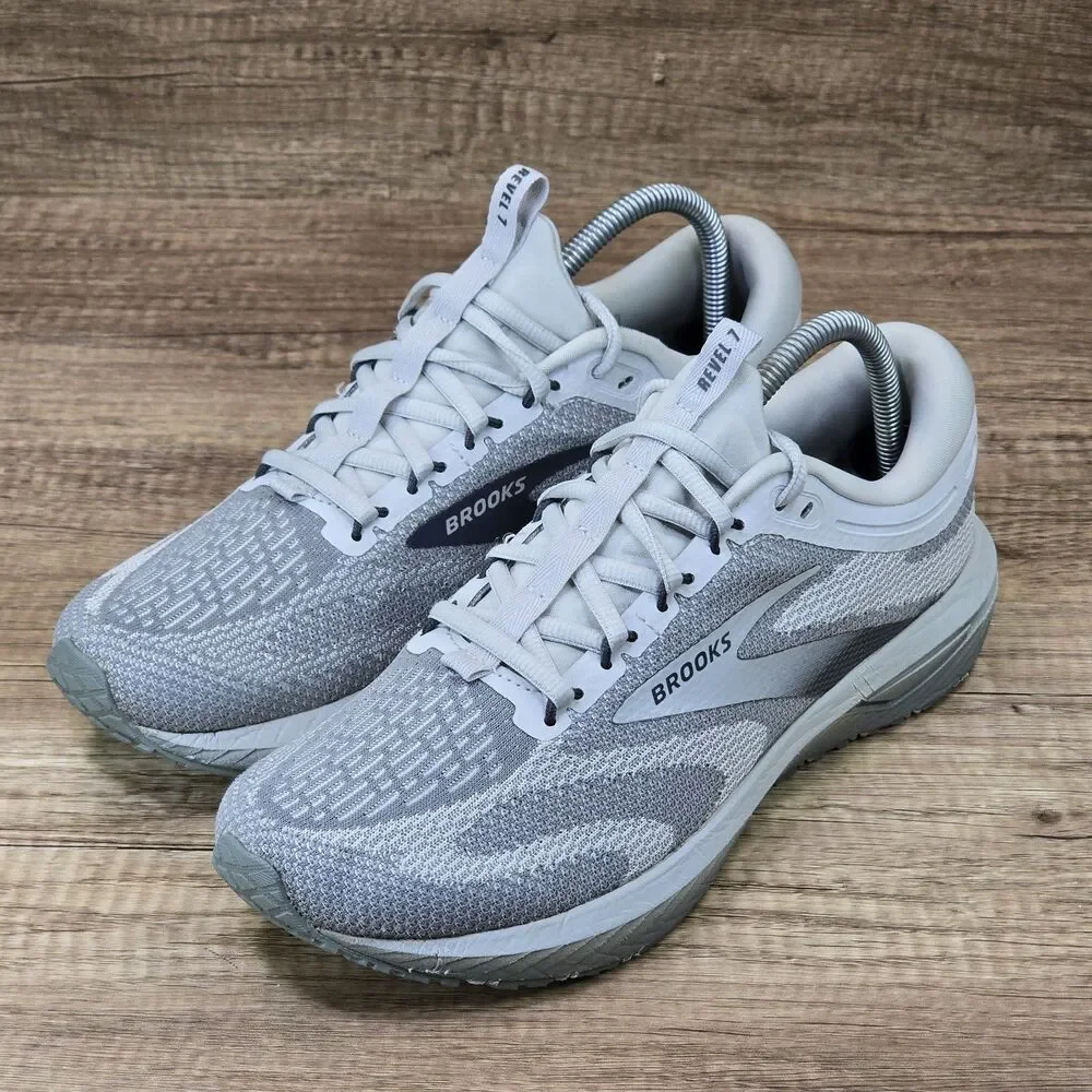 Brooks Revel 7 Women's Sz 10 B Gray Running Shoes (1204241B036) READ DESCRIPTION